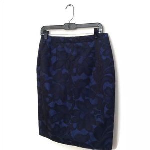 Andrew GN Skirt Pencil Lace Floral